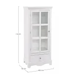 Vitrina BLANC 1A-1C H114 . Vitrina BLANC 1A-1C H114, je eleganten in funkcionalen kos pohištva, primeren za različne prostore v domu. Izdelana je iz