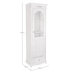 Vitrina BLANC 1A-1C H170 . Vitrina BLANC 1A-1C H170 je eleganten kos pohištva, ki popestri vaš prostor. Njen poseben dizajn vas bo navdušil, saj prinese