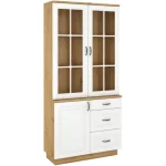 Vitrina FAJA . Vitrina FAJA je eleganten kos pohištva,ki popestri vaš prostor s svojo eleganco in prefinjenostjo. Primerna je za vsak prostor, tako za dnevno