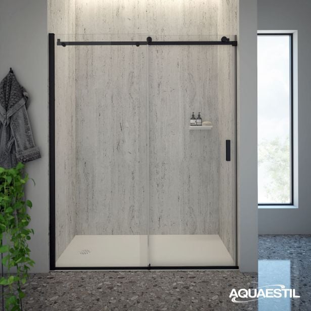 VRATA AQUAESTIL ARTEGO D 130 D ZA NIŠO ČRNI PROF. PROZ. STEK. VRATA AQUAESTIL ARTEGO D 130 D ZA NIŠO ČRNI PROF. PROZ. STEK.