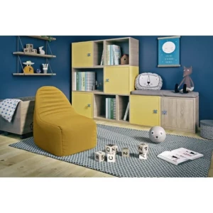 Vreča za sedenje MARIO . Vreča za sedenje MARIO je kot nalašč za otroške in mladinske sobe. Uporabite ga lahko za dekoracijo ali kot dodatni sedež. Gre