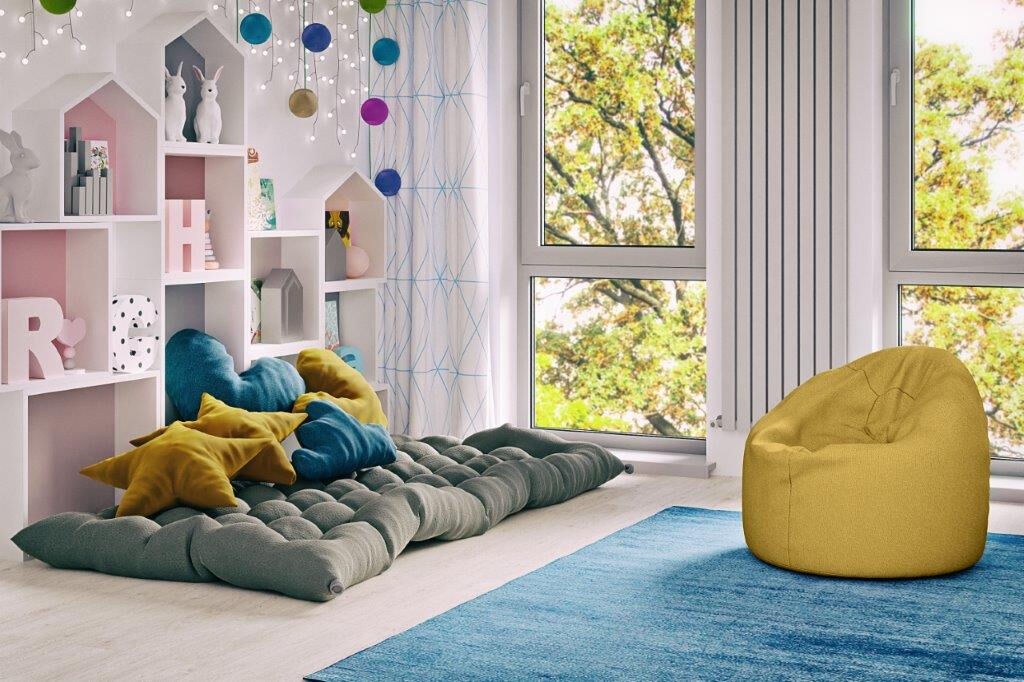 Vreča ONDI je primerna tako za večje kot za majnše otroke, nadomešča namreč lahko tudi stolček za hranjenje. Gre za priročen, udoben in izviren modni