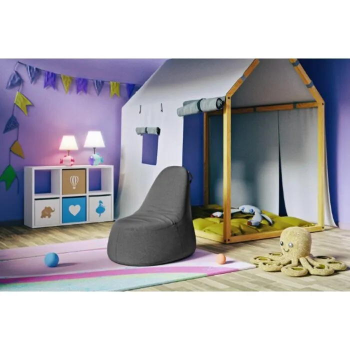 Vreča za sedenje ORI . RIO lahka vreča za sedenje, ki jo z lahkoto premikate iz sobe v sobo. Popolna je za najstniške sobe in idealna reštev, ko