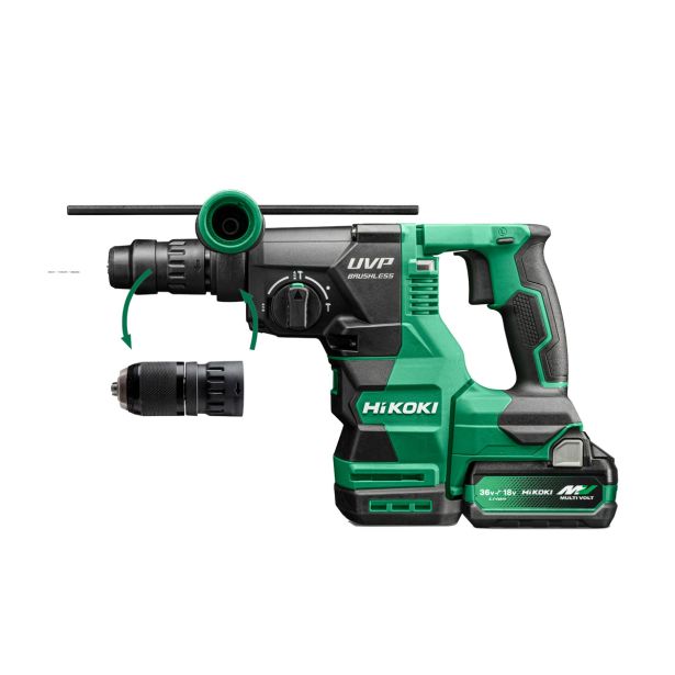 VRTALNO KLADIVO AKUMUL. HIKOKI 130DH3628DCWRZ KOVČEK HSC, 2X 5.0/2.5 AH VRTALNO KLADIVO AKUMUL. HIKOKI 130DH3628DCWRZ KOVČEK HSC, 2X 5.0/2.5 AH