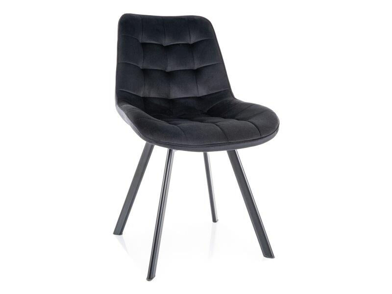 Vrtljivi stol MOLI bo poživel vsako jedilnico. Dobiti ga je možno v več barvah velvet tkanine. Tanke noge iz kovine v črni mat barvi dodajo pridih