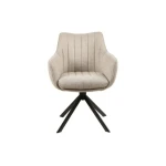 Vrtljivi stol REMIS . Vrtljivi stol REMIS je eleganten in praktičen. Na voljo je v več barvah tkanine, kar omogoča prilagoditev v vsak prostor. Stol ima