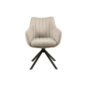 Vrtljivi stol REMIS . Vrtljivi stol REMIS je eleganten in praktičen. Na voljo je v več barvah tkanine, kar omogoča prilagoditev v vsak prostor. Stol ima