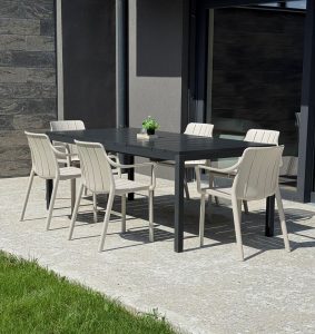 Vrtna garnitura RIO 140 + 6x stol Tiberina - slika 3
