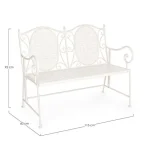 Vrtna klop EMILY 2P je narejena iz kovine ter je zložljiva. Dimenzije: širina: 115cm globina: 60cm višina: 92cm