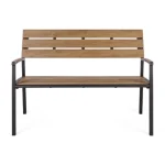 Vrtna klop ISAK SJ61 antracit ima aluminijast okvir, prašno obarvan. Dimenzije: širina: 123cm globina: 59cm višina: 86cm višina: 431cm višina sedišča: