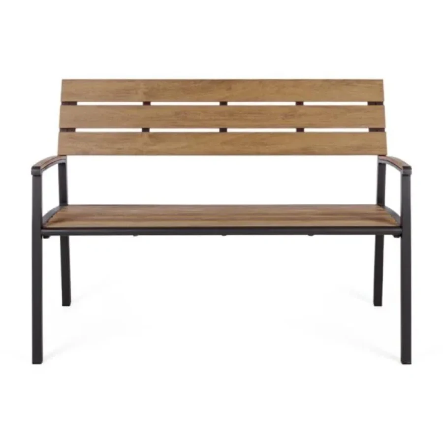 Vrtna klop ISAK SJ61 antracit . Vrtna klop ISAK SJ61 antracit ima aluminijast okvir, prašno obarvan. Dimenzije: širina: 123cm globina: 59cm višina: 86cm