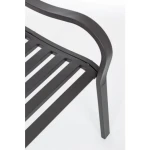 Vrtna klop JANELLE antracit . Vrtna klop JANELLE antracit je narejena iz jekla z mat zaključkom. Material: - Jeklo Barva: - Antracit Dimenzije: širina: 123cm