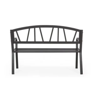 Vrtna klop JANELLE antracit . Vrtna klop JANELLE antracit je narejena iz jekla z mat zaključkom. Material: - Jeklo Barva: - Antracit Dimenzije: širina: 123cm