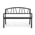 Vrtna klop JANELLE antracit . Vrtna klop JANELLE antracit je narejena iz jekla z mat zaključkom. Material: - Jeklo Barva: - Antracit Dimenzije: širina: 123cm