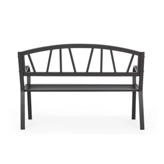 Vrtna klop JANELLE antracit Vrtna klop JANELLE antracit . Vrtna klop JANELLE antracit je narejena iz jekla z mat zaključkom. Material: - Jeklo Barva: - Antracit Dimenzije: širina: 123cm