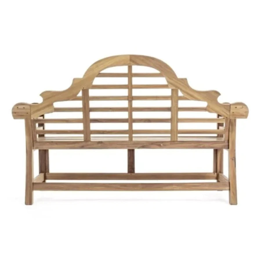 Vrtna klop VERADERO . Vrtna klop VERADERO je narejena iz tikovega lesa. Material: - Tikov les Barva: - Natur Dimenzije: širina: 150cm globina: 63cm višina: