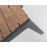 Vrtna miza ELIAS 140-200X90 SJ61 antracit ima aluminjast okvir. Ima možnost podaljšanja. Dimenzije: širina: 140/200cm globina: 90cm višina: 75cm