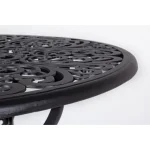 Vrtna miza VICTORIA v antracit barvi. Miza je narejena iz aluminija. Material: - Aluminij Barva: - Antracit Dimenzije: širina: 80 cm višina: 67 cm