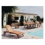 Vrtna raztegljiva miza NOEMI RETT 150-200X90 . Vrtna raztegljiva miza NOEMI RETT 150-200X90 je narejena iz lesa in čez ima oljno oblogo. Material: - Les