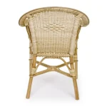 Vrtna stolica INES, je eleganten kos pohištva. Okvir je narejen iz ratana. Priporočljivo je, da se ne izpostavlja neposredno na sonce ali slabo vreme.