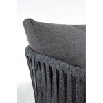 Vrtni fotelj FLORENCIA WG21 antracit . Vrtni fotelj FLORENCIA WG21 antracit ima aluminjast okvir, ki je prašno barvan (poliester). Tkanje Okrog je iz tetoran