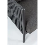 Vrtni fotelj FLORENCIA WG21 antracit . Vrtni fotelj FLORENCIA WG21 antracit ima aluminjast okvir, ki je prašno barvan (poliester). Tkanje Okrog je iz tetoran