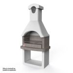 VRTNI KAMIN SAROM COLUMBIA BETONSKI - slika 6