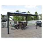 VRTNI PAVILJON PALRAM MARTINIQUE 4300, SIVA/BRONZA - slika 13