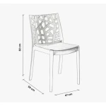 Vrtni stol ATRIX rumena . Vrtni stol ATRIX rumena je moderen vrtni stol, ki bo popestril vsako teraso. Idealen je za zunanjo ali notranjo uporabo, zato vam