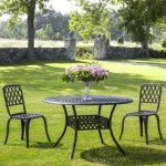 Vrtni stol FAENZA antracit . Vrtni stol FAENZA antracit je narejen iz aluminija. Je preprost a hkrati eleganten vrtni stol, ki je odličen kos pohištva za