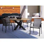 Vrtni stol KONNOR antracit - slika 11