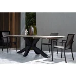 Vrtni stol KONNOR antracit je odličen vrtni stol, ki je primeren za vašo okolico. Okvir stola je narejen iz aluminija. Sedež in hrbet pa je narejen iz