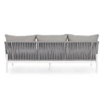 Vrtni trosed FLORENCIA bela - slika 9