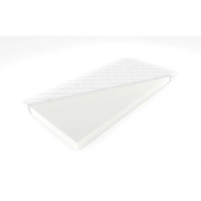 Vzmetnica DORMI Vzmetnica DORMI . Vzmetnica DORMI je dvostranska vzmetnica iz pene, spada v srednje trde vzmetnice. Ima pralno prevleko. Višina vzmetnice je 10 cm. Material: