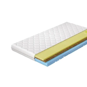 Vzmetnica GINO . Vzmetnica GINO ima snemljivo prevleko in pralno na 40 stopinj in je hipoalergena. Pod prevleko je viscofoam pena, pod njo je kokosova podlaga,