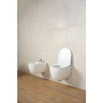 WC ŠKOLJKA, VISEČA FEROTEHNA MONDO BREZ ROBA Z WC DESKO - slika 9