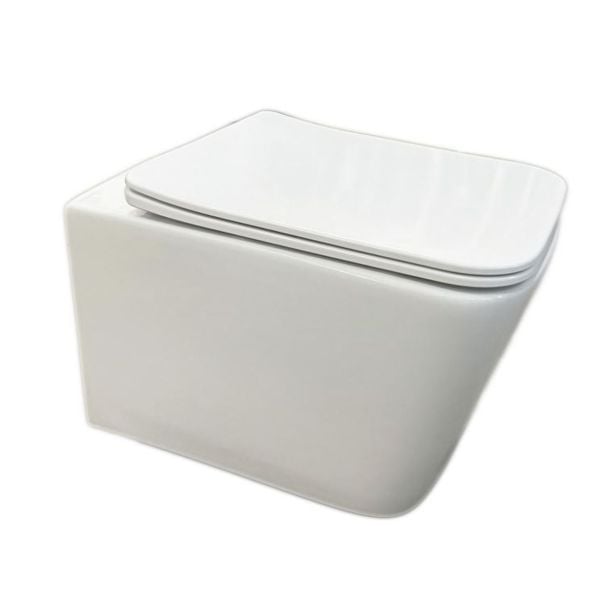 WC ŠKOLJKA, VISEČA FEROTEHNA QUADRA BREZ ROBA Z WC DESKO WC ŠKOLJKA, VISEČA FEROTEHNA QUADRA BREZ ROBA Z WC DESKO