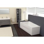 WELLNESS KAD MASAŽNA KOLPA SAN BEATRICE-D 170X110 Z OBLOGO + MIKROŠOBE