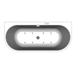 WELLNESS KAD MASAŽNA KOLPA SAN DREAM-SP 180X80/MO WHITE ZRAČNA MASAŽA