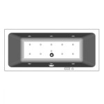 WELLNESS KAD MASAŽNA KOLPA SAN ELEKTRA 170X75 Z OBLOGO +VODNA MASAŽA I - slika 8