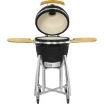 ŽAR NA OGLJE BIVA KERAMIČNI ŽAR 45 CM ČRN - slika 10