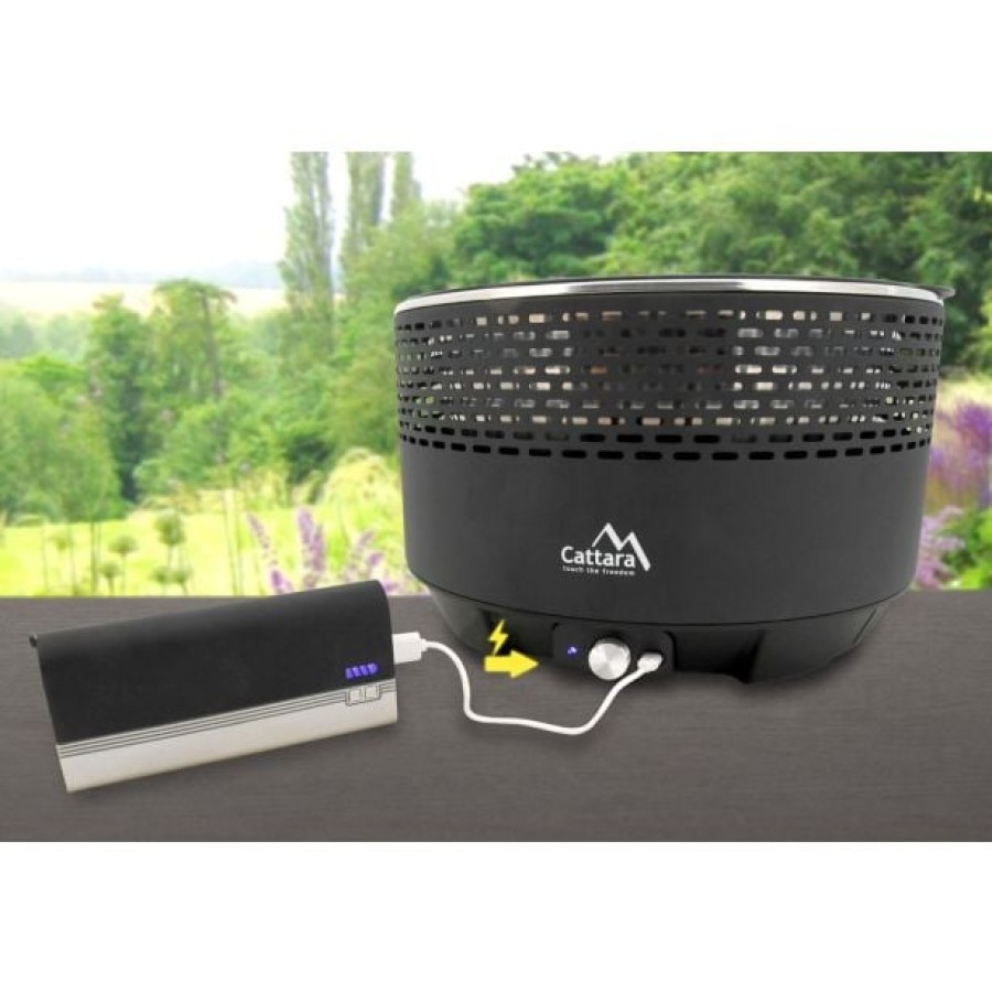 ŽAR NA OGLJE CATTARA KEG NAMIZNI Z VENTILATORJEM - slika 3
