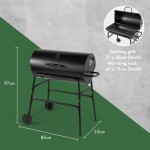 ŽAR NA OGLJE VONHAUS CHARCOAL BARREL BBQ OBLIKA SODČKA - slika 29
