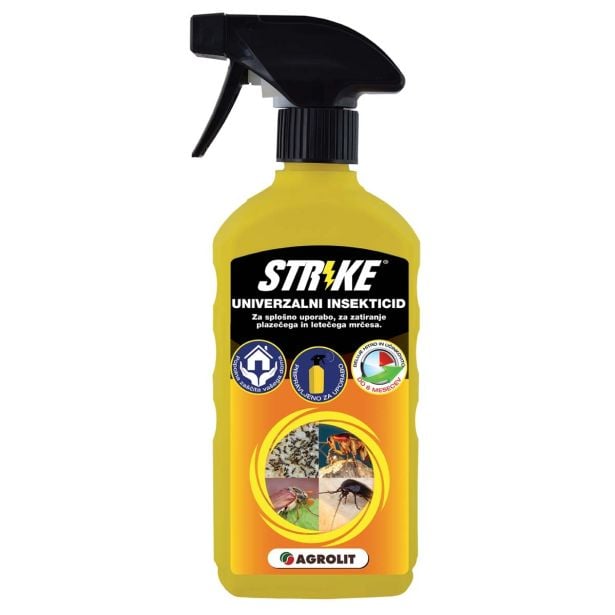 ZAŠČITA PRED INSEKTI STRIKE UNIVERZALNI INSEKTICID 0.5L ZAŠČITA PRED INSEKTI STRIKE UNIVERZALNI INSEKTICID 0.5L
