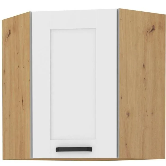 Zgornja kotna omara VANESA 60/60G 71V . Kuhinjo VANESA je možno naročiti v kompletu (Kuhinjski bloki VANESA) ali pa po posameznih elementih po vaši izbiri.