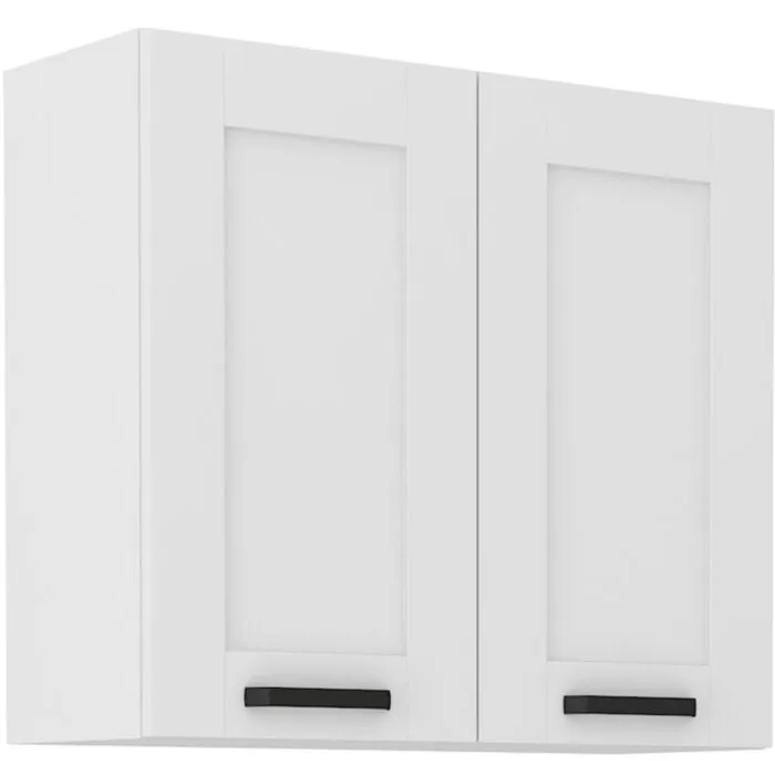 Zgornja omara LIJA 80G 71V . Kuhinjo LIJA je možno naročiti v kompletu (Kuhinjski bloki LIJA) ali pa po posameznih elementih po vaši izbiri. Zgornja omara