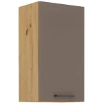 Kuhinjo OMIA je možno naročiti v kompletu (Kuhinjski bloki OMIA) ali pa po posameznih elementih po vaši izbiri. Zgornja omara OMIA 40G ima fronto izdelano