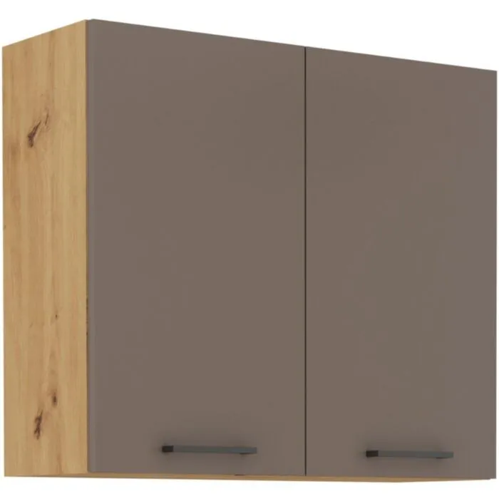 Zgornja omara OMIA 80G 71V . Kuhinjo OMIA je možno naročiti v kompletu (Kuhinjski bloki OMIA) ali pa po posameznih elementih po vaši izbiri. Zgornja omara