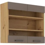 Zgornja omara OMIA 80G ST . Kuhinjo OMIA je možno naročiti v kompletu (Kuhinjski bloki OMIA) ali pa po posameznih elementih po vaši izbiri. Zgornja omara