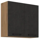 Kuhinjo PARIZ je možno naročiti v kompletu (Kuhinjska bloka PARIZ) ali pa po posameznih elementih po vaši izbiri. Zgornja omara PARIZ 80G je sestavljena iz